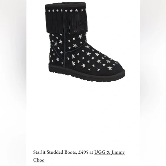 Jimmy Choo & UGG Starlit Studded Boots £495 - Picture 11 of 11